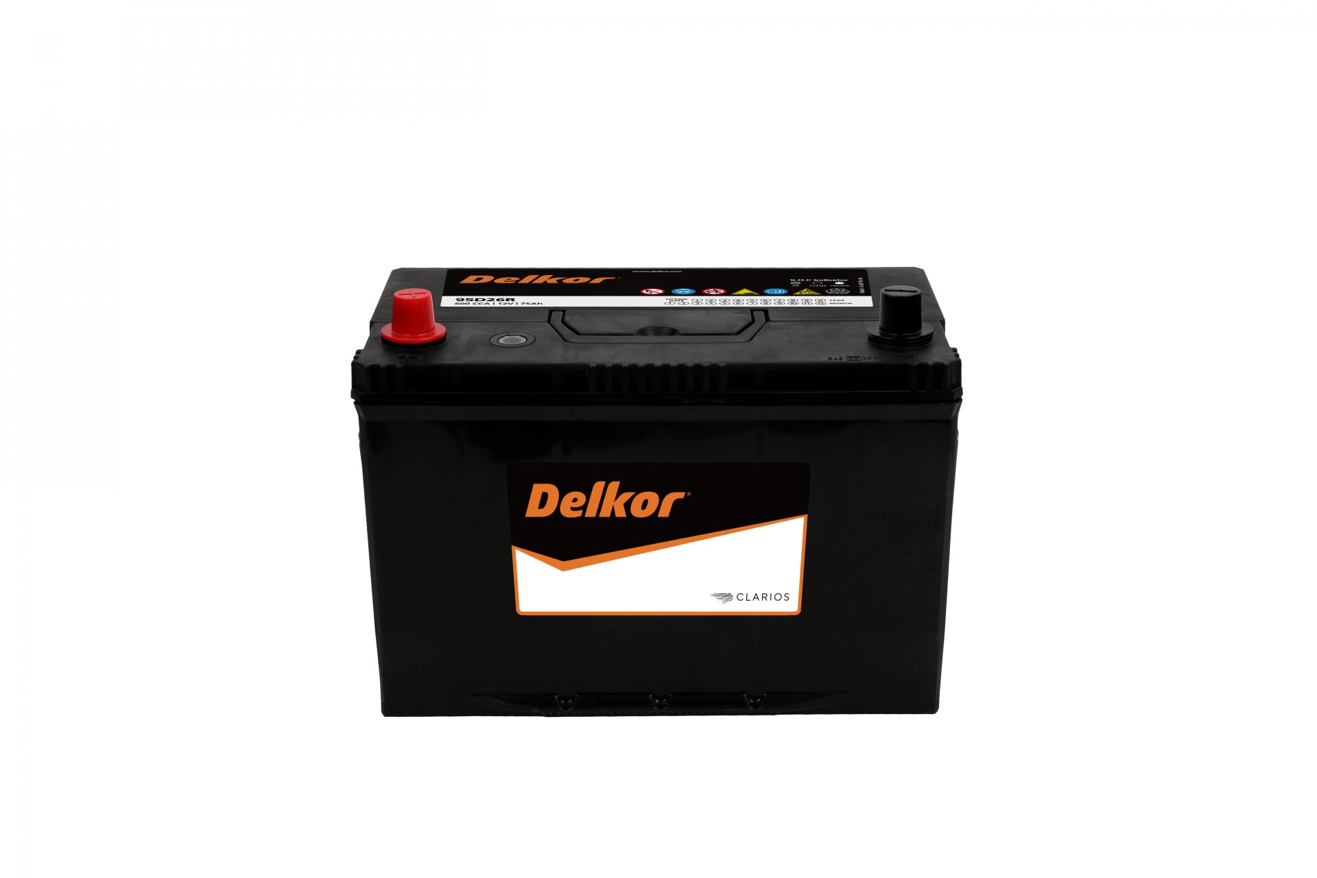 Battery Delkor 95D26R (Sealed Maintenance Free Type) 12V 75Ah
